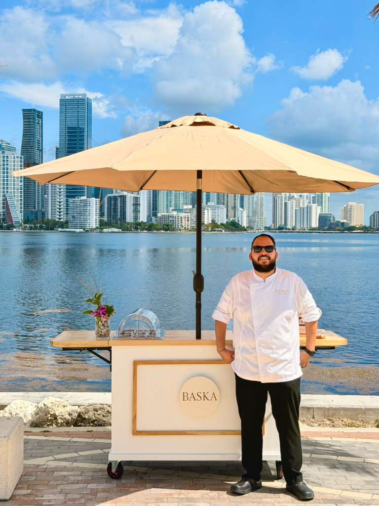 Baska Cart: mini tartas vascas servidas en eventos en Miami